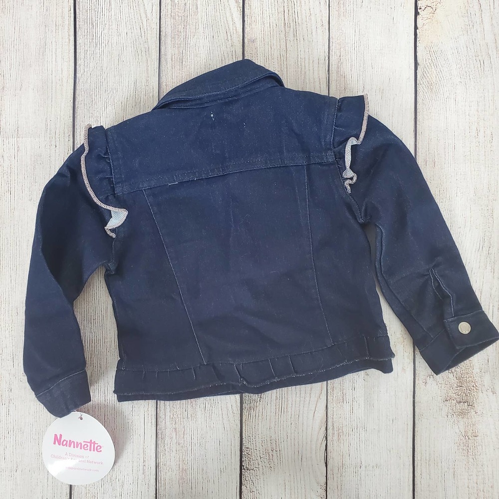 Nanette Baby NWT denim jean jacket size 24M - Picture 2 of 3